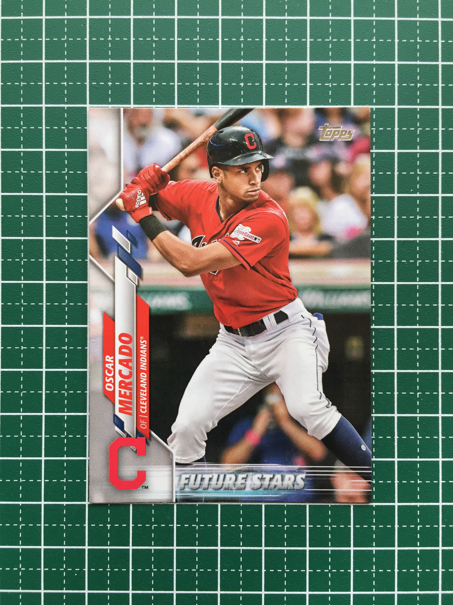 ★TOPPS MLB 2020 SERIES 1 #225 OSCAR MERCADO［CLEVELAND INDIANS］ベースカード FS 20★_画像1