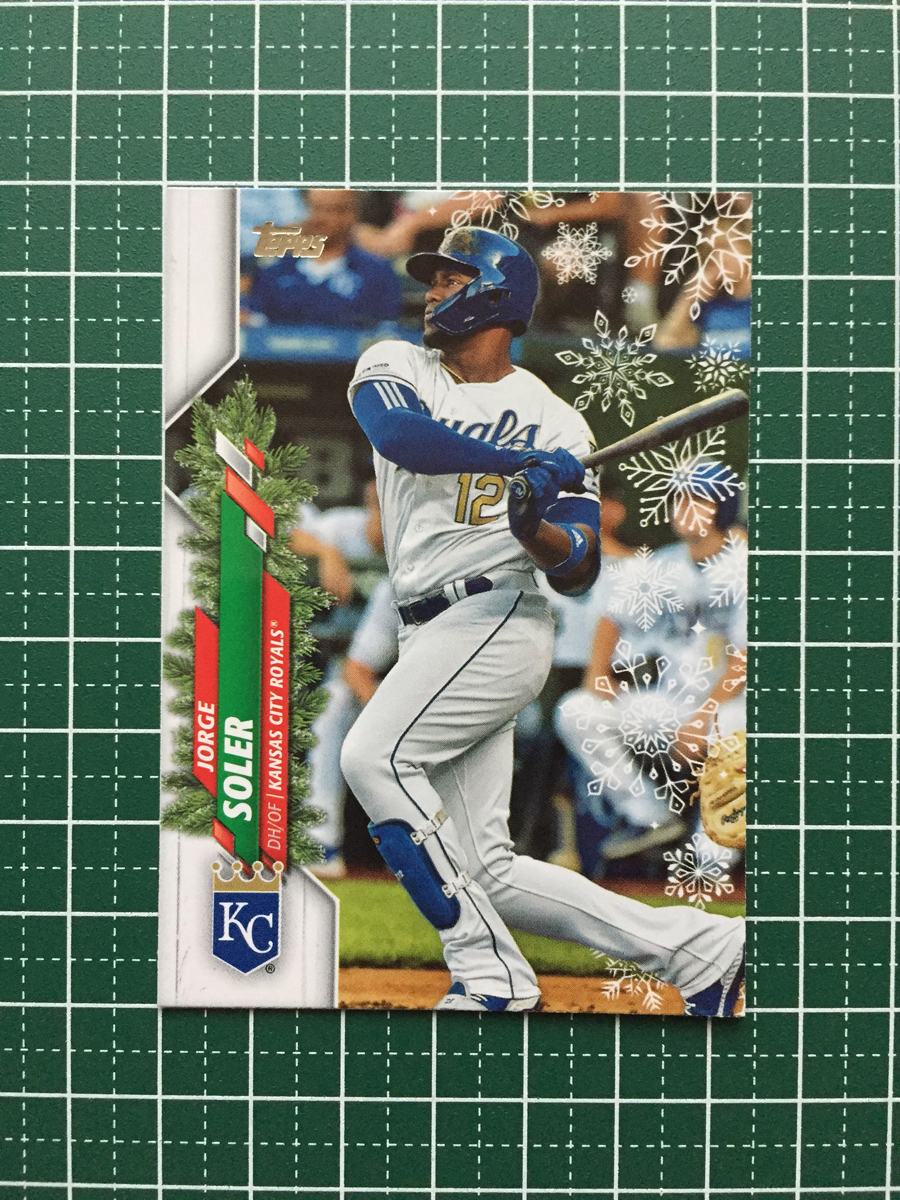 ★TOPPS MLB 2020 HOLIDAY #HW161 JORGE SOLER［KANSAS CITY ROYALS］ベースカード★_画像1