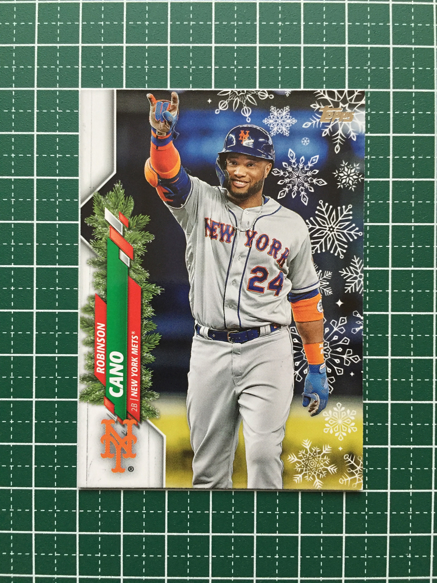 ★TOPPS MLB 2020 HOLIDAY #HW106 ROBINSON CANO［NEW YORK METS］ベースカード★_画像1