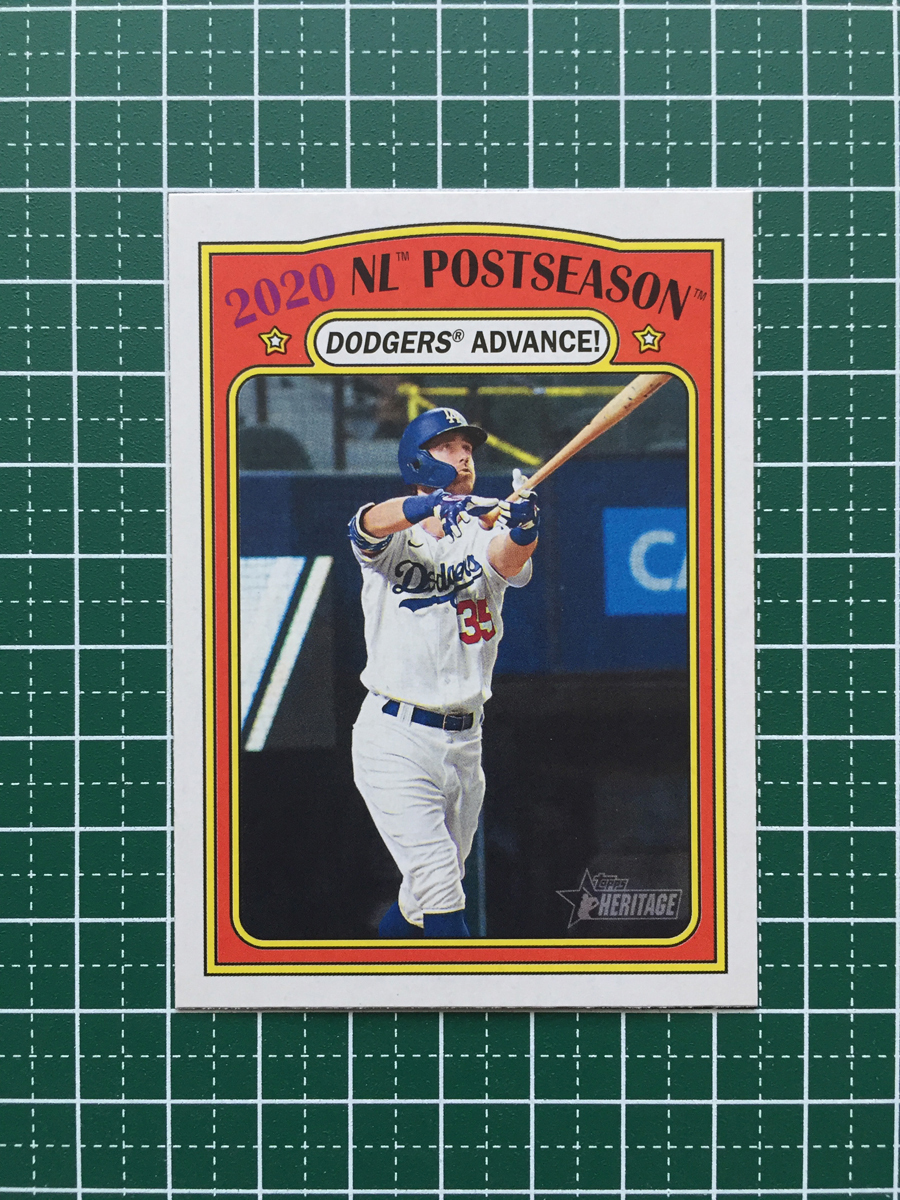 ★TOPPS MLB 2021 HERITAGE #25 CODY BELLINGER［LOS ANGELES DODGERS］ベースカード「PH」★_画像1