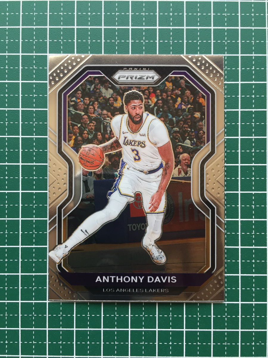 ★PANINI 2020-21 NBA PRIZM #109 ANTHONY DAVIS［LOS ANGELES LAKERS］ベースカード「BASE」★の画像1