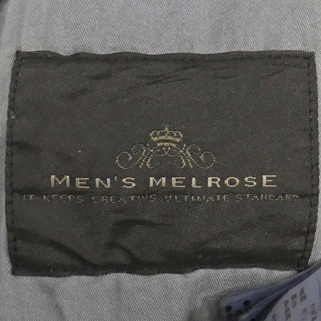 即決 MEN'S MELROSE メンズXL レザージャケット メンズメルローズ 5 紺