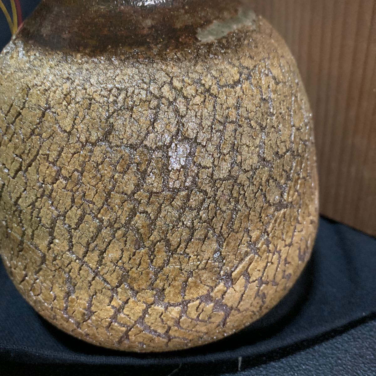 伊賀焼　 花瓶　古美術　陶芸　陶器(美品)送料無料