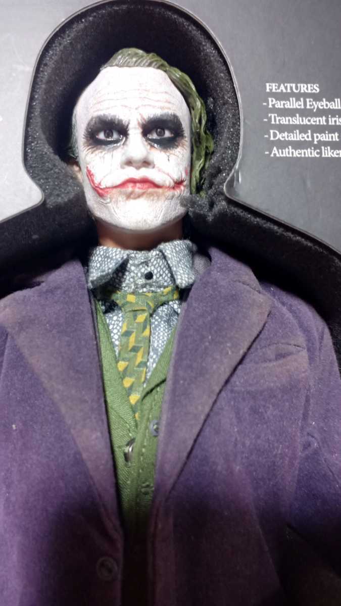 HOT TOYS 1/6 ダークナイト DX01 ジョーカー JOKER　中古　ホットトイズ　ムービー・マスターピース DX_画像4