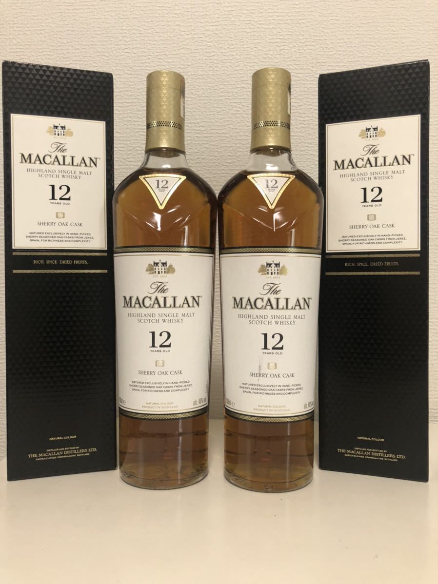 在庫あ格安 サントリー - MACALLAN マッカラン12年 シェリーオーク