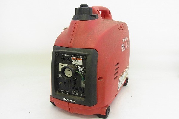 X044-S22-1277【引取限定】HONDA ホンダ EU 9i INVERTER 発電機 ガソリン 現状品②＠_画像4