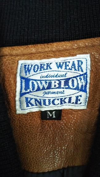 【美品!試着のみ】LOW BLOW KNUCKLE シングルライダース パッチ ワッペン ミリタリー 検)AVIREX アヴィレックス TOP GUN トップガン_画像7