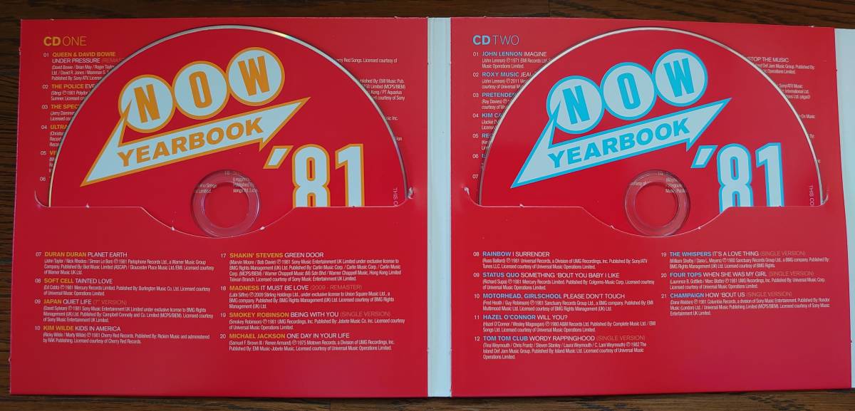 送料込み 中古 NOW Yearbook 1981 4CD/85曲 2022年05月31 送料込み 中古 NOW Yearbook 1981 4CD/85曲 2022年05月31