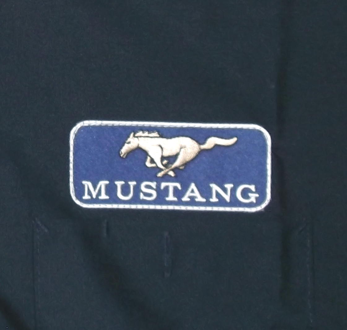 ★フォード ワークシャツ FORD Mustang - L 新品 正規品 半袖シャツ アメ車 カスタム メカニック ホットロッド_画像3