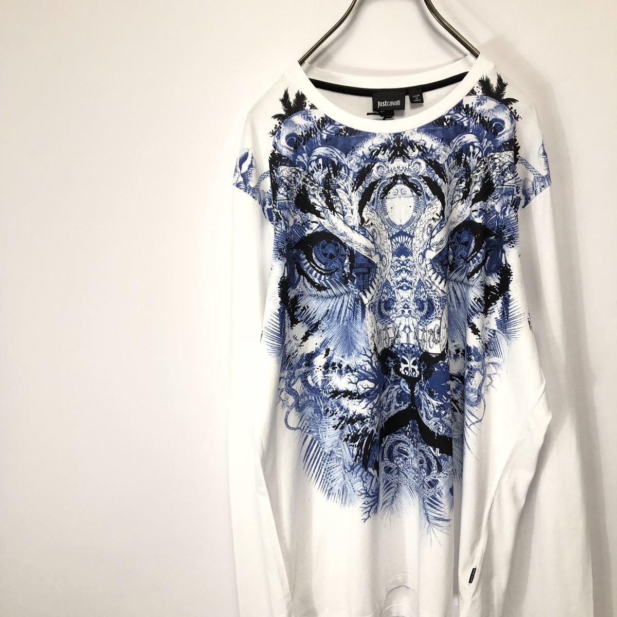 新品 Just Cavalli ジャストカヴァリ 希少 メンズ Tシャツ www.esole.eu