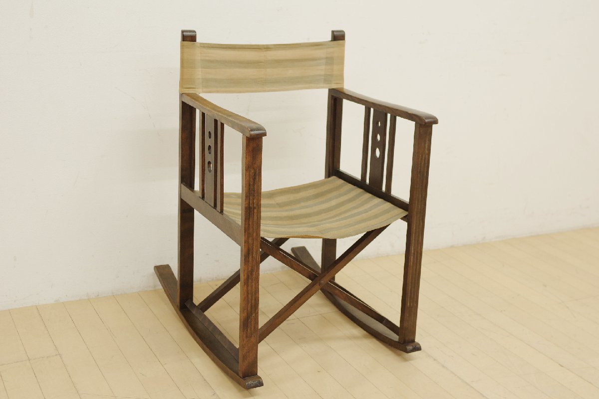 当時物 稀少 日本楽器 ヤマハ 折り畳み文化椅子 ロッキングチェア 揺れ