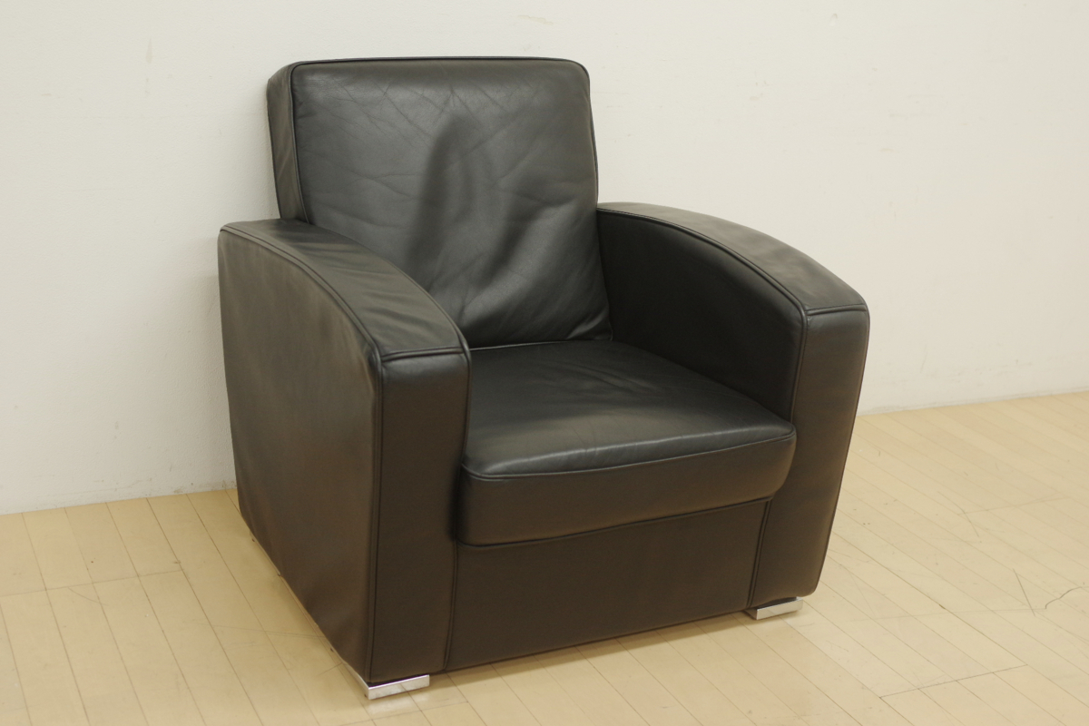 BoConcept/ボーコンセプト 本革 アームチェア 一人掛けソファ 応接椅子