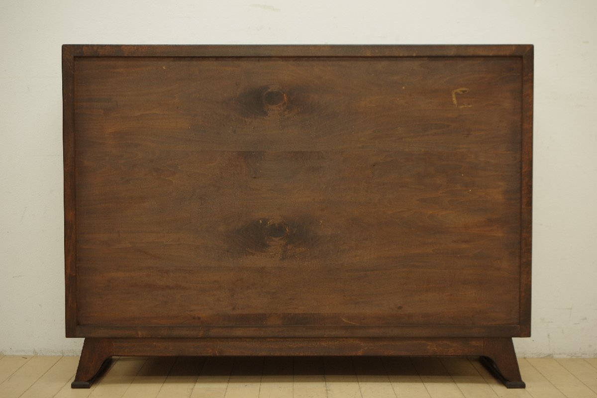  Matsumoto .. furniture mizme Sakura natural wood #90 type tea chest of drawers sideboard cabinet cupboard peace furniture peace modern old Japanese-style house old furniture mizme Sakura natural wood 