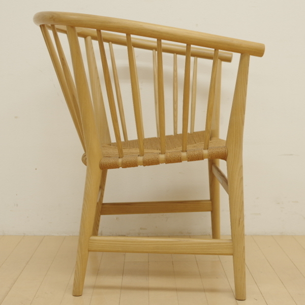 美品 デンマーク製 ハンス ウェグナー PP Mbler モブラー PP112 イージーチェア アッシュ材 ペーパーコード デザイナーズ 椅子 イス 北欧_画像6