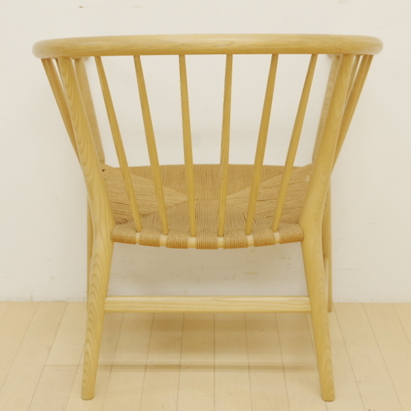 美品 デンマーク製 ハンス ウェグナー PP Mbler モブラー PP112 イージーチェア アッシュ材 ペーパーコード デザイナーズ 椅子 イス 北欧_画像7