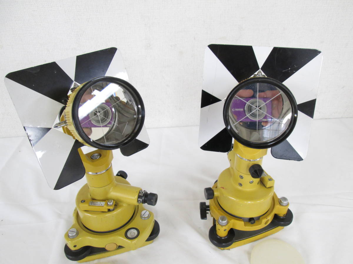 ② TOPCON トプコン EDM ACCESSORIES-3 素子プリズム 反射プリズム