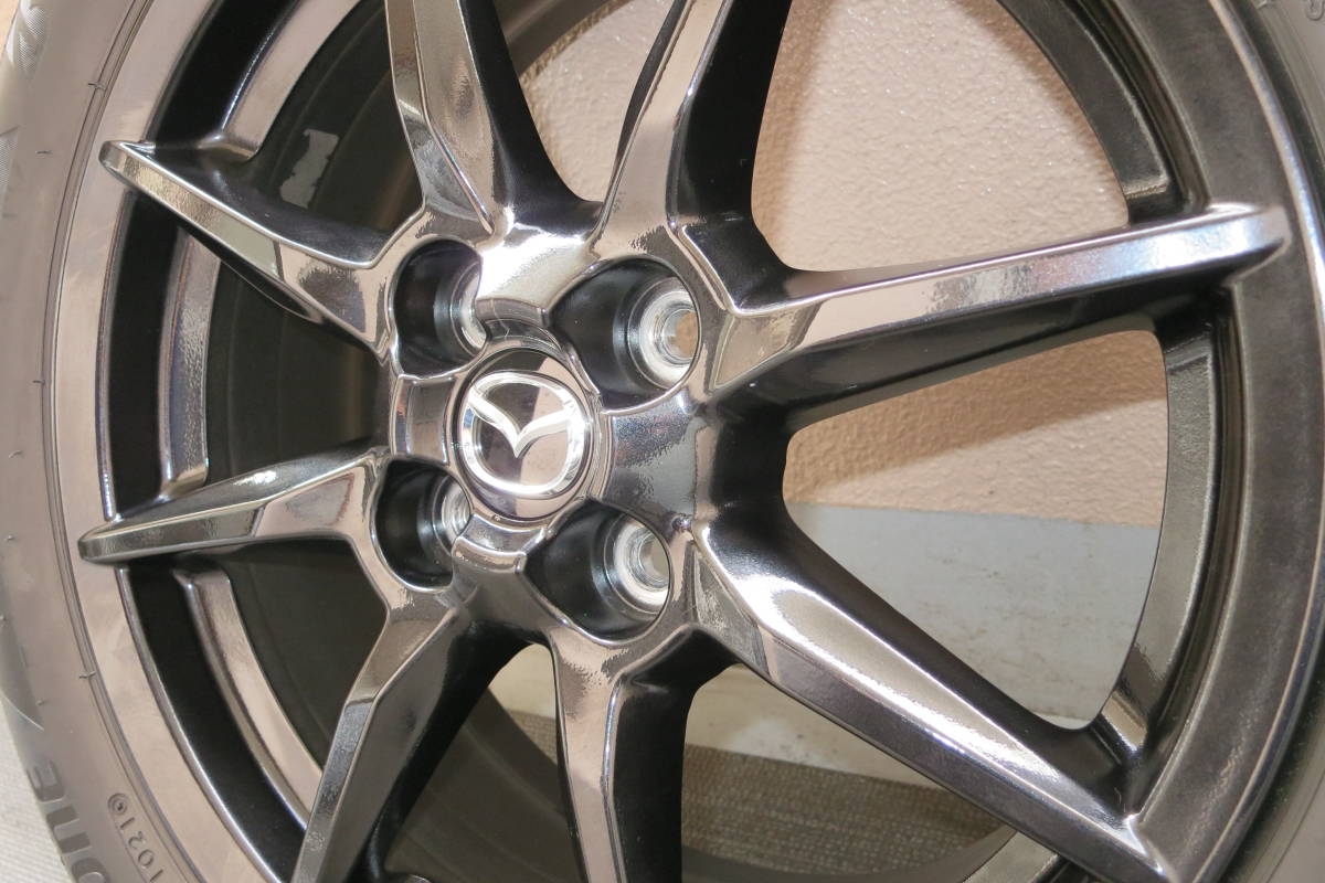 NDロードスター純正ホイール(黒)+Playz PXⅡ 195/55R16 4本 NDロードスター純正ホイール(黒)+Playz PXⅡ 195/55R16 4本