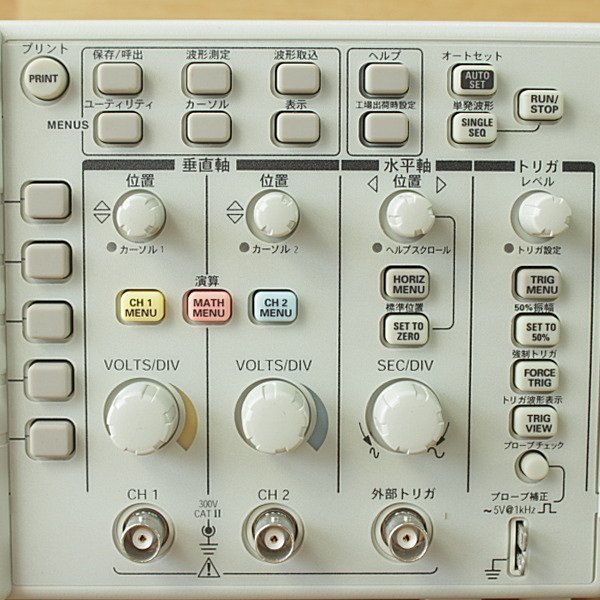 Tektronix/テクトロニクス TDS2012 100MHz/2ch デジタルオシロスコープ