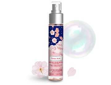 ★送料無料★サシェオマケ付き★ロクシタン サクラサボン モイスチャーミスト50ML 限定品 &ノベルティポーチ★クーポンでお得に★②