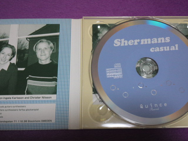 [CD]　Shermans　シャーマンズ　casual　カジュアル　スウェディッシュ・ポップ　ギターポップ　ソフト・ロック_画像3