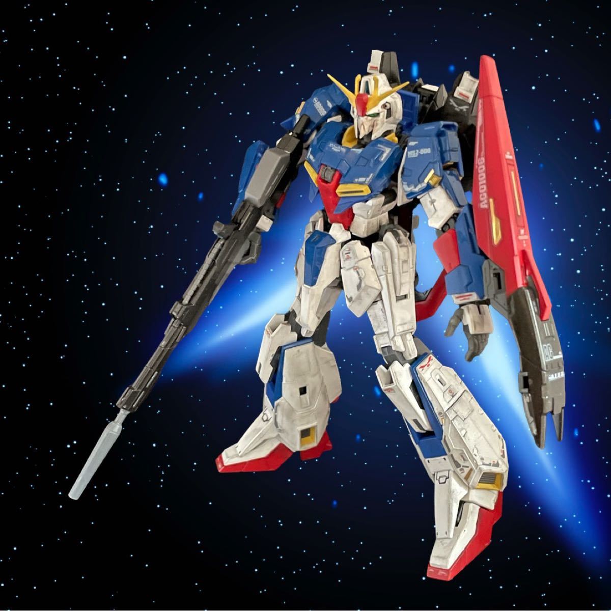 RG ゼータガンダム MSZ-006 1/144 部分塗装完成品 ガンプラ