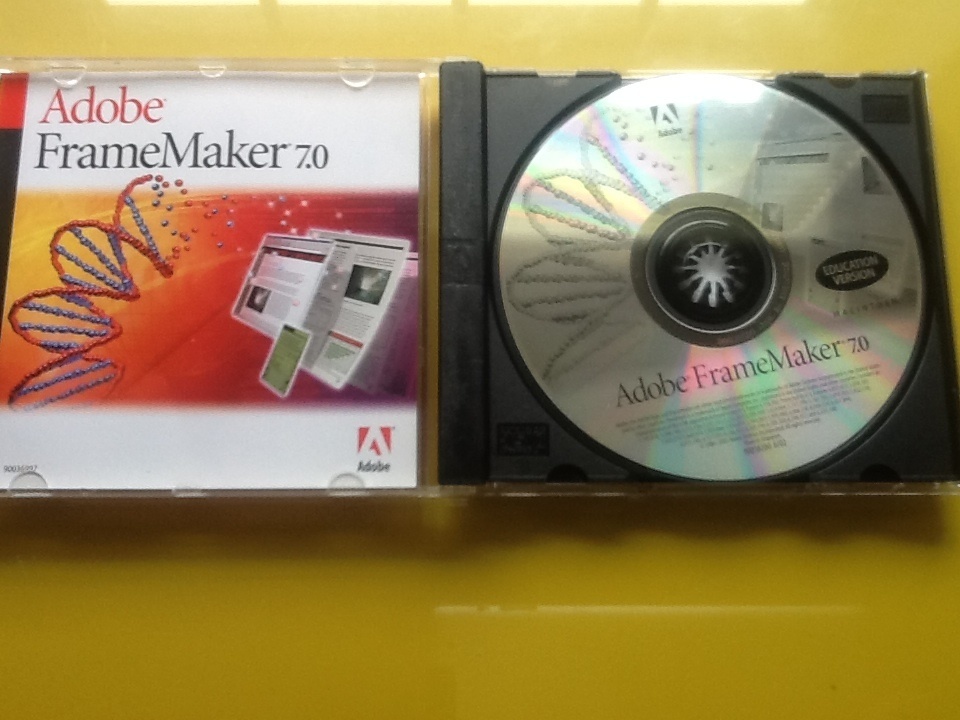 Adobe FrameMaker 7.0 @Mac対応版@ シリアルナンバー付き_実写