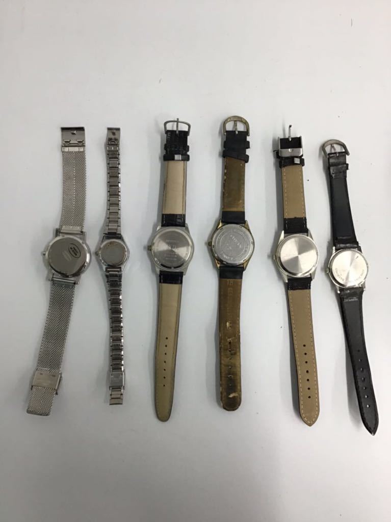 SEIKO セイコー CITIZEN シチズン 腕時計時計 時計 皮 ゴールド シルバー ブラック メンズ 不動品 ジャンク品 セット 
