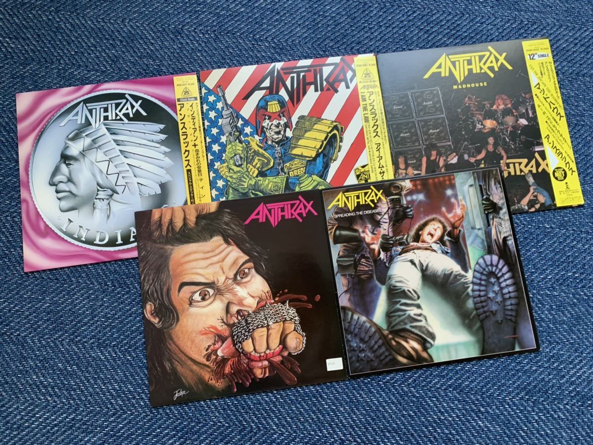 ANTHRAX アンスラックス レコード LP 3枚セット まとめて メタル www 