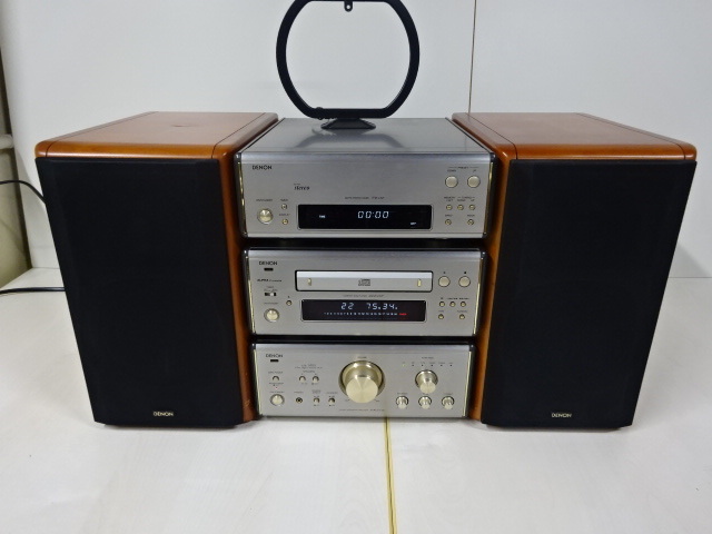 11907□DENONデノン コンポ アンプPMA-7.5L CDプレーヤーDCD-7.5