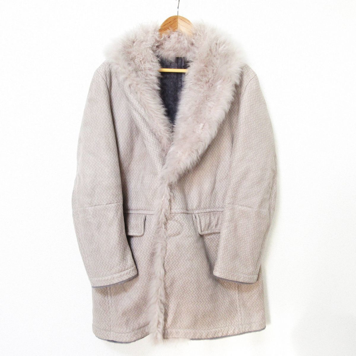美品 LANVIN COLLECTION ランバンコレクション ラムレザー 羊革