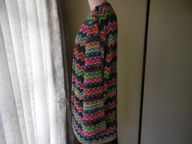 ミッソーニ MISSONI 長袖カーディガン イタリア製ニット レディース 総