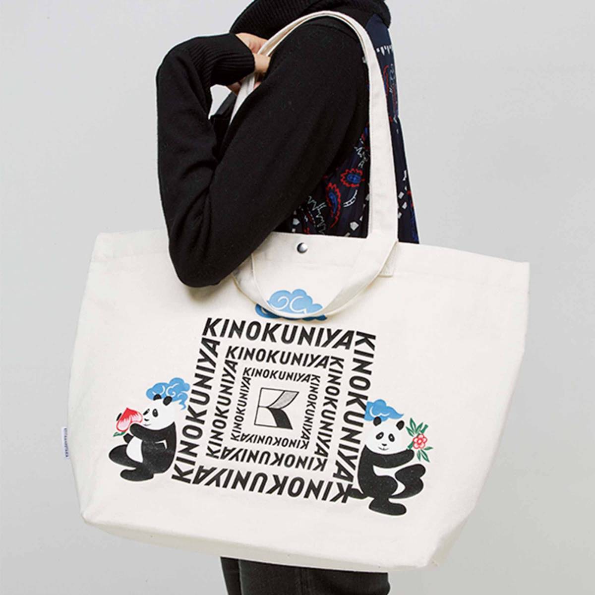 KINOKUNIYA KEITAMARUYAMA 2WAY shopping bag 