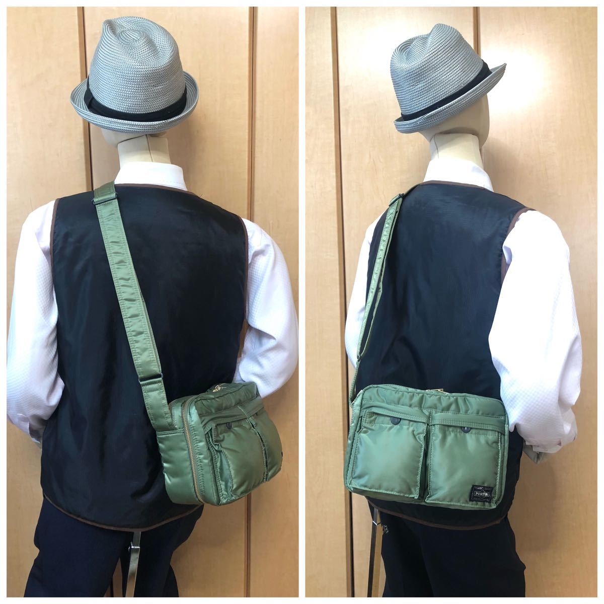 希少 セージグリーン】PORTER TANKER SHOLDER BAG (S)ポーター 希少 セージグリーン】PORTER TANKER SHOLDER BAG (S)ポーター