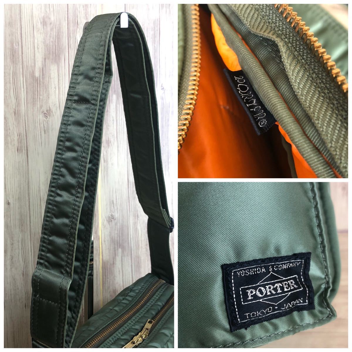 希少 セージグリーン】PORTER TANKER SHOLDER BAG (S)ポーター 希少 セージグリーン】PORTER TANKER SHOLDER BAG (S)ポーター