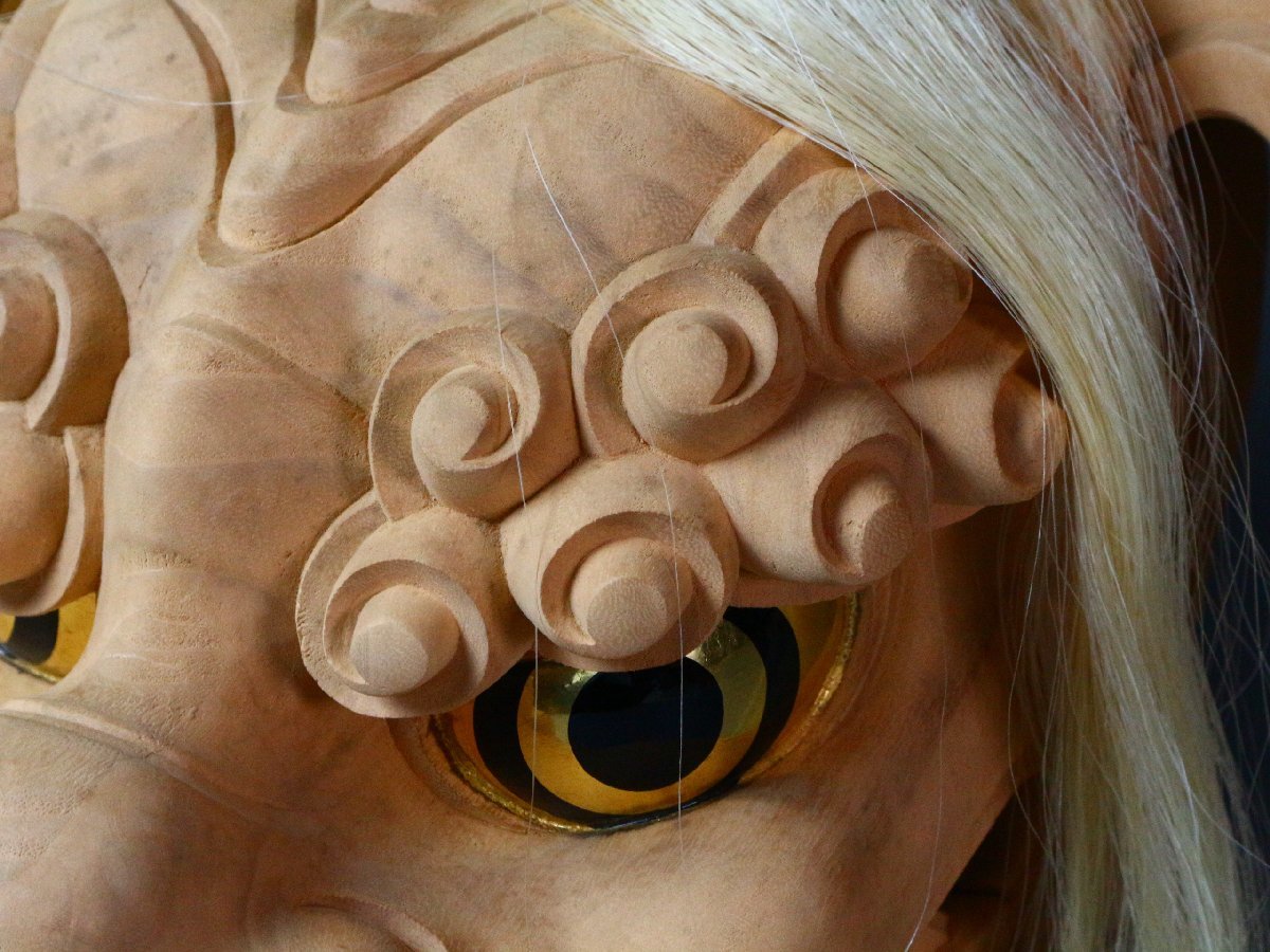 . волна скульптура ширина гора один сон произведение [ Lion Mask ] вместе коробка вместе ткань дерево гравюра украшение день выставка скульптура дом 