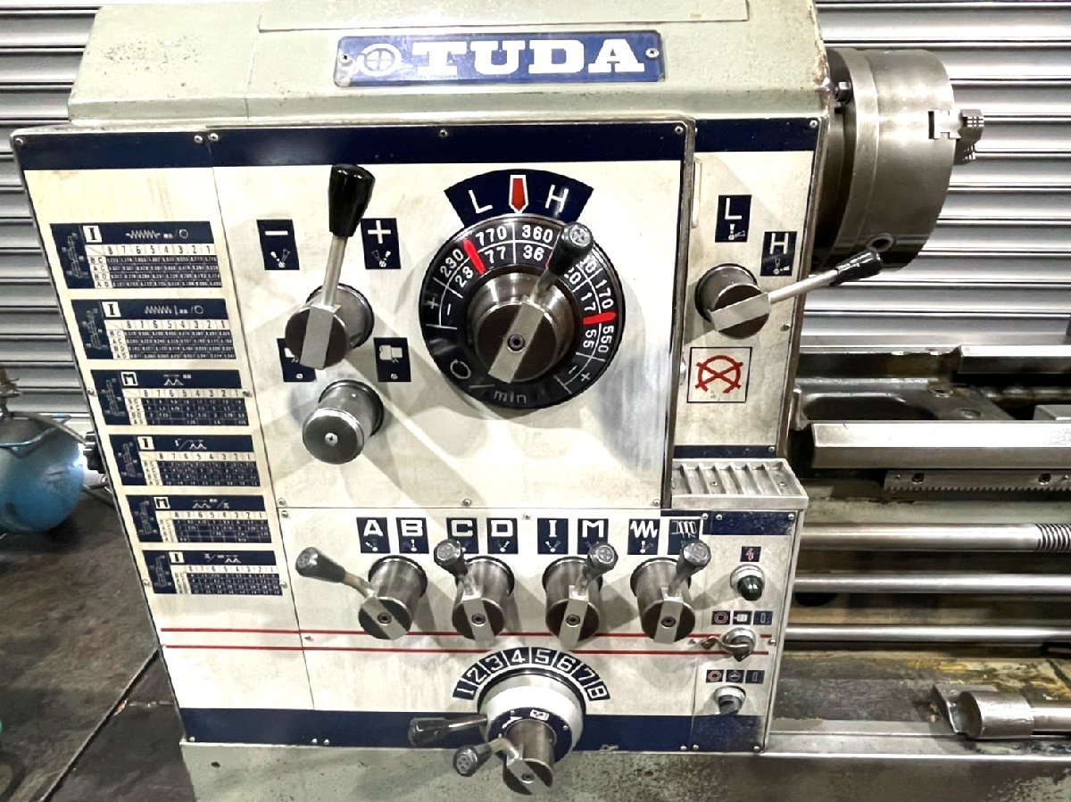 《2956》TUDA 旋盤 APOC-A 620×1500G 津田製作所_画像9
