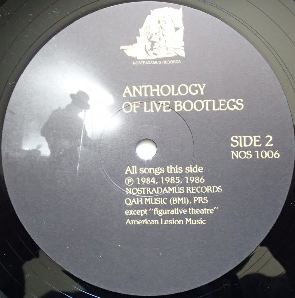 クリスチャン・デス Christian Death - An Official Anthology Of Live Bootlegs '86年UK盤 ライヴ集_画像6