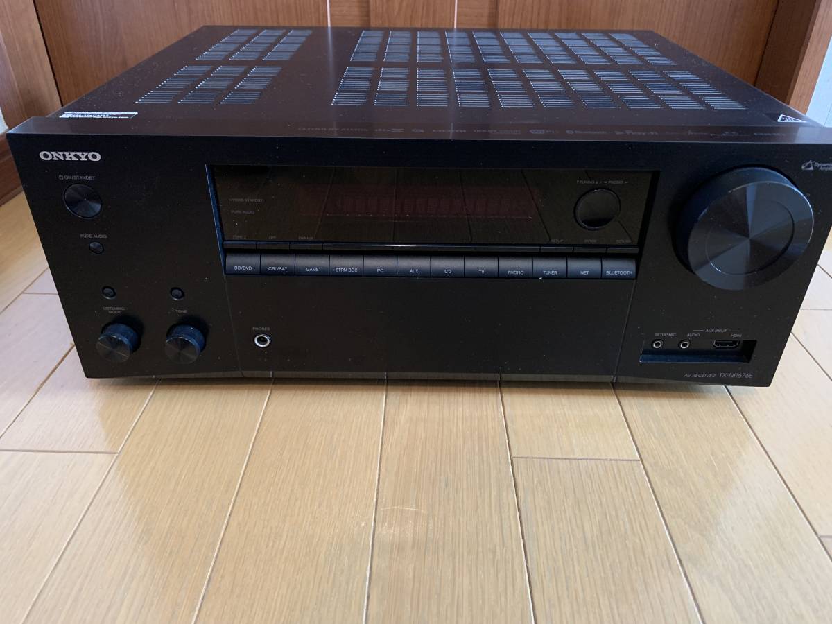 美品 ONKYO オンキョー 7.2ch対応AVレシーバー TX-NR676E(B) www
