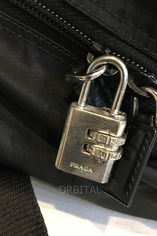 二子玉)PRADA プラダ ナイロンボストンバッグ 2WAY 旅行バッグ 大容量