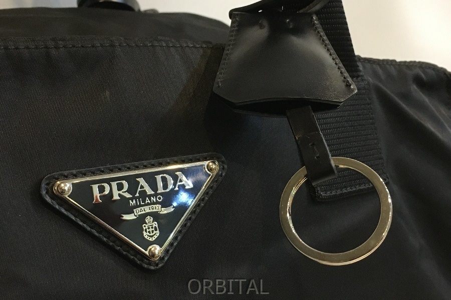 二子玉)PRADA プラダ ナイロンボストンバッグ 2WAY 旅行バッグ 大容量