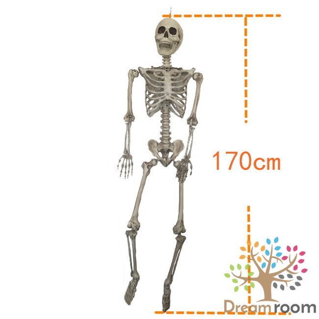 ハロウィン　骸骨　スカル　置物　オブジェ　人体模型　動く　リアル骨　インテリア