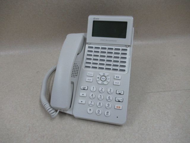 ＄ 同等品複数可 保証有 キレイ NTT A1-(36)STEL-(2)(W) 36ボタン電話機 送料何台でも500円！_画像1