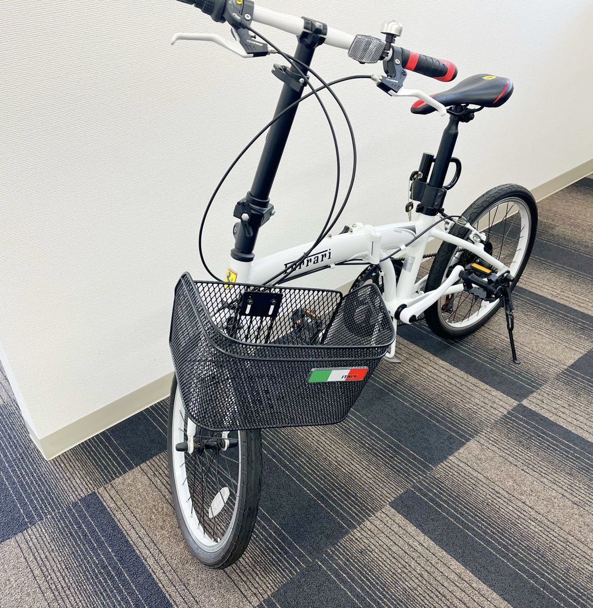 ☆フェラーリ折りたたみ式自転車【ほぼ新品同様】定価10万円☆ www