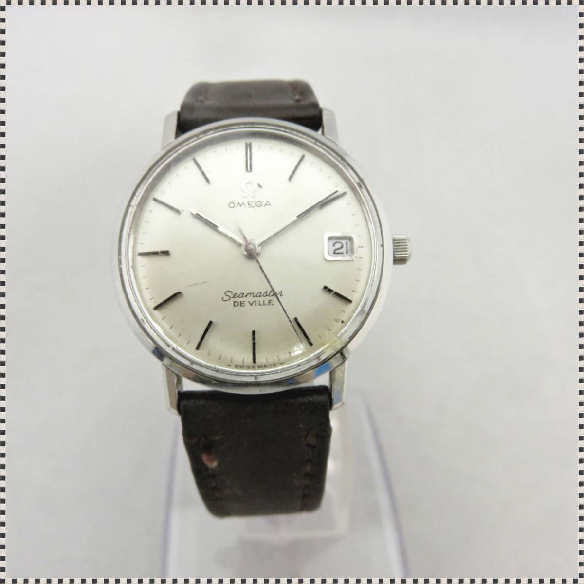 アウトレット 美品 OMEGA オメガ シーマスター デビル ダブルネーム