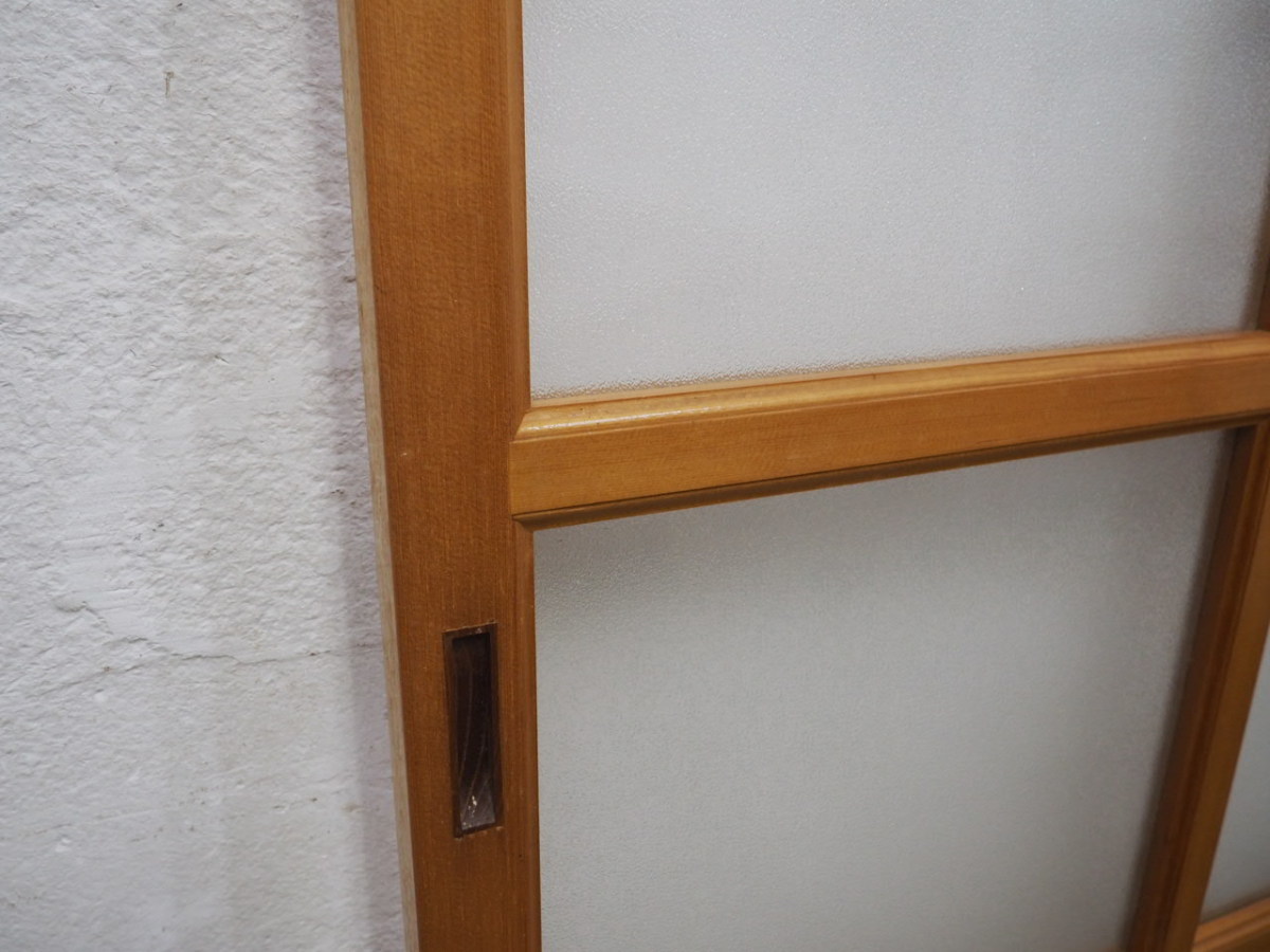 taX0894*(2)[H172cm×W92,5cm]* надежно считая . структура .. ретро старый из дерева стекло дверь * старый двери раздвижная дверь старый дом в японском стиле воспроизведение античный retro L внизу 