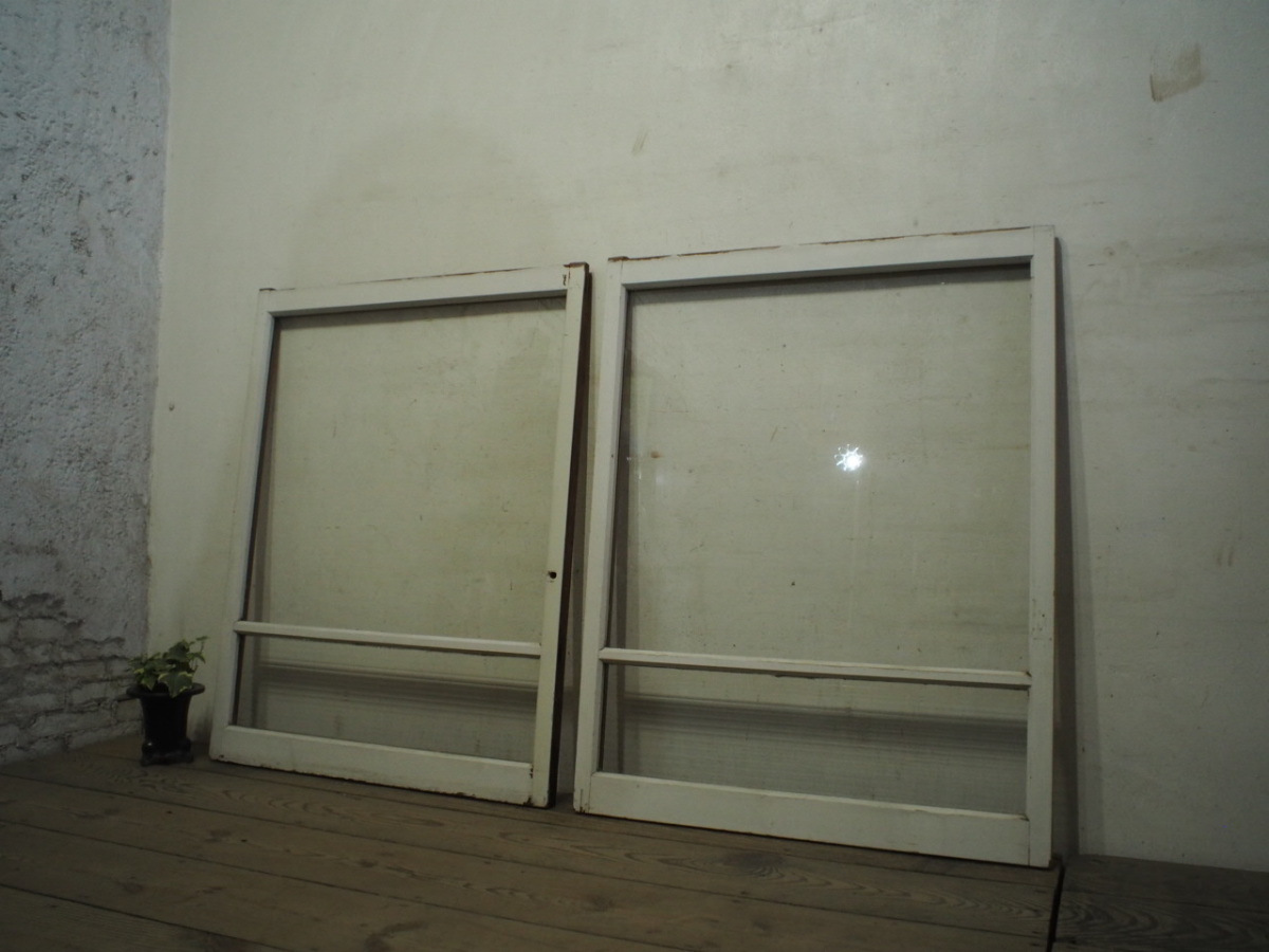 大人気 タB0132◇【H92cm×W73cm】×2枚◇可愛いモールガラス入りの