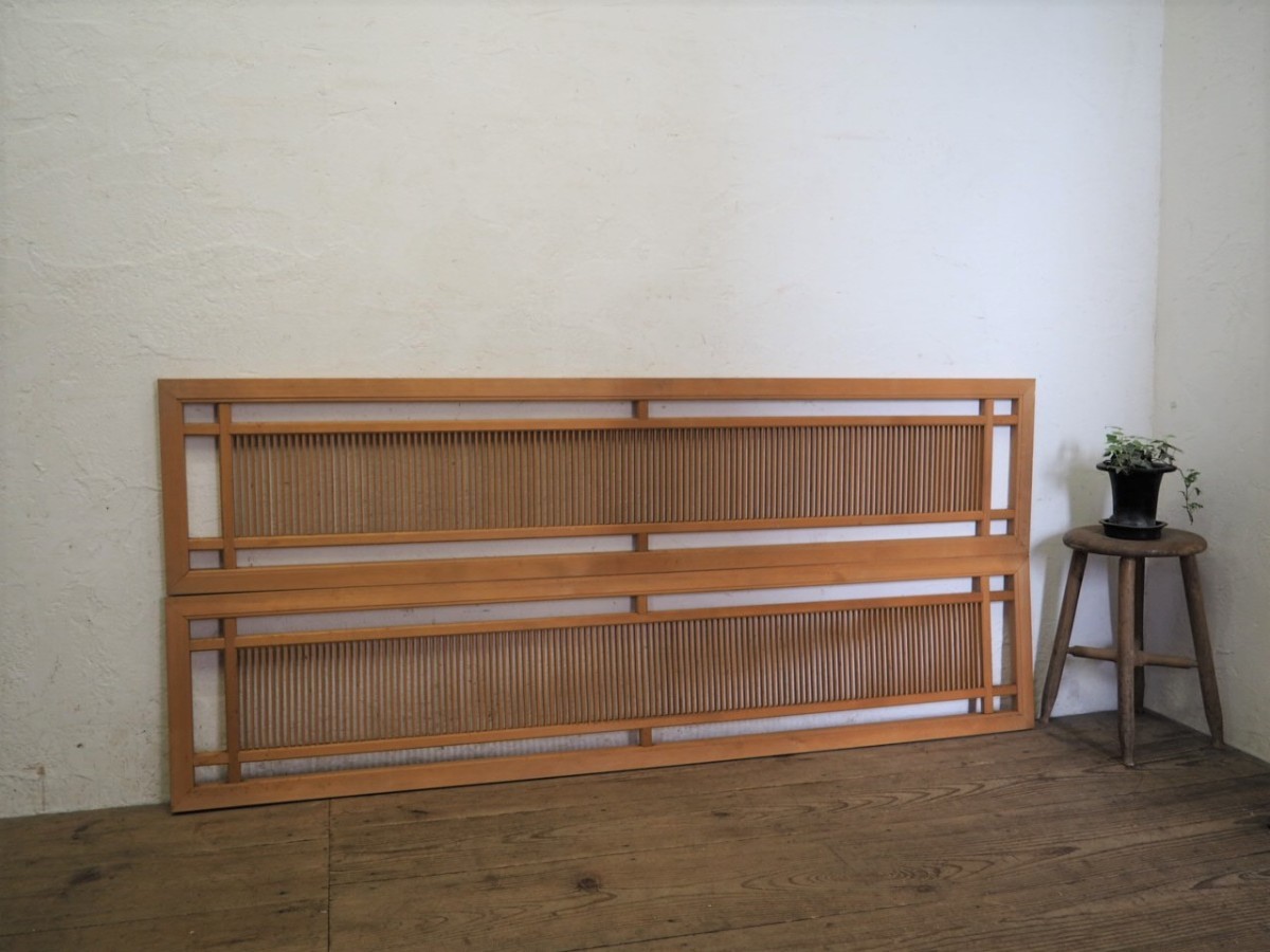 SALE/74%OFF】 タV609 ×2枚 組子細工のレトロな古い