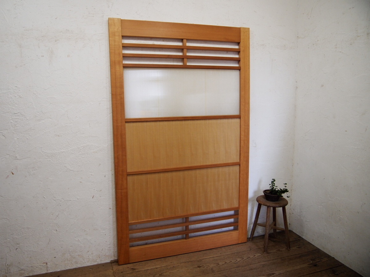 タD0601◇【H94cm×W80cm】◇組子細工のレトロな古い木製ガラス タD0601◇【H94cm×W80cm】◇組子細工のレトロな古い木製ガラス