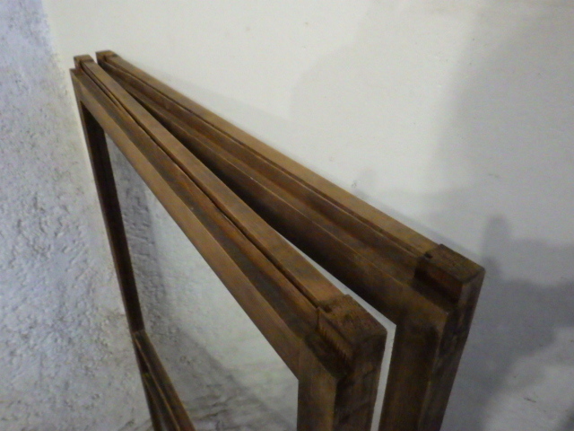 タZ0765◇(2)【H101cm×W53,5cm】×2枚◇アンティーク◇味わいの タZ0765◇(2)【H101cm×W53,5cm】×2枚◇アンティーク◇味わいの