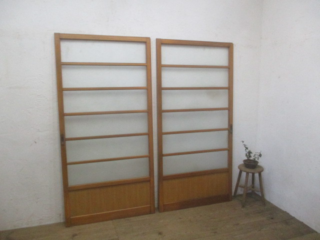 休日限定 タP101◇【H178cm×W88cm】×2枚◇レトロな味わいの古い木製